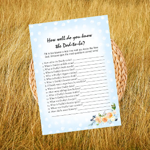 Programme Lion Cub Floral Blue Qui Connaît Papa Meilleur Jeu