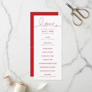 Programme Loopy Loopy Loopy Line Red Heart Mariage