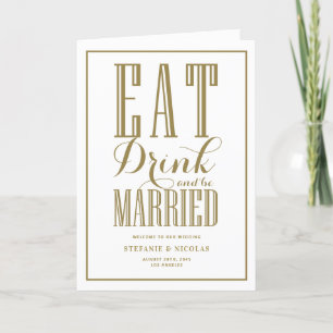 Programme Mangez, buvez et soyez marié Mariage