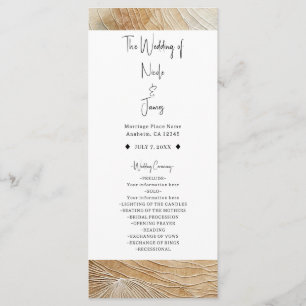 Programme Mariage Bohème Élément Neutre Naturel Aéré