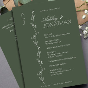 Programme Mariage de diviseur floral biologique moderne