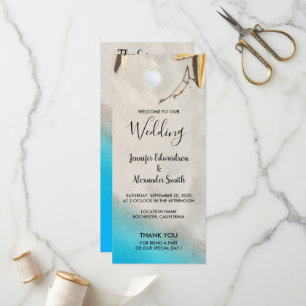 Programme Mariage de plage de sable tropical océanique