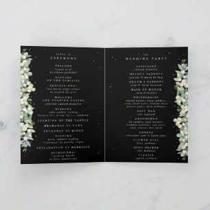 Programme Mariage d'hiver Elégant Black Snowberry+Eucalyptus