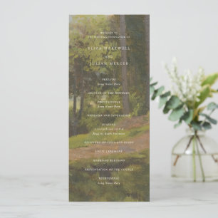 Programme Mariage Élégant en Forêt Rustique