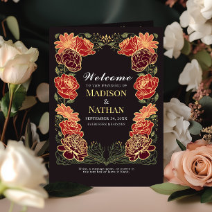 Programme Mariage Fantastique dans un Jardin Enchanté Floral