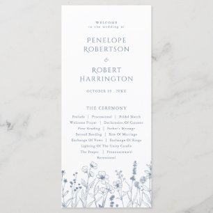 Programme Mariage Fleur sauvage de périphérique minimaliste