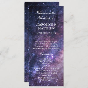 Programme Mariage Galaxy Celestiy Night Sky Stars