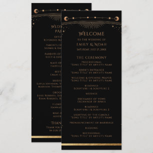 Programme Mariage mystique Black Gold Sun Moon Stars