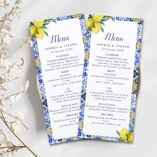 Programme Meditterranean Style Wedding with italian tiles