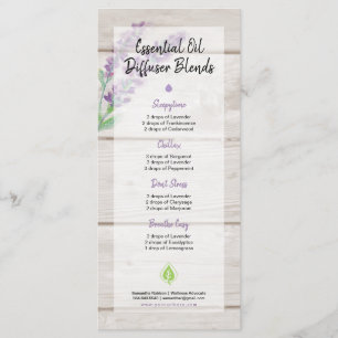 Programme Mélange d'huile essentielle de lavande et en bois