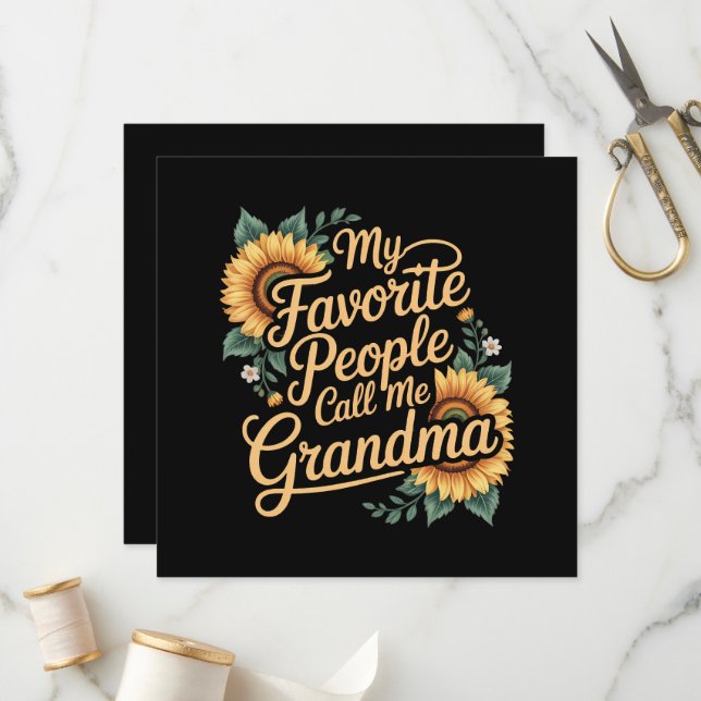 Programme Mes personnes préférées m'appellent grand-mère pou (Devant/Arrière en situation)