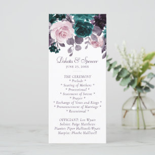 Programme Moody Boho   Eggplant Purple Floral Bouquet de cou