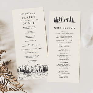 Programme Noir de cendre   Cérémonie du Mariage Mountain Ske