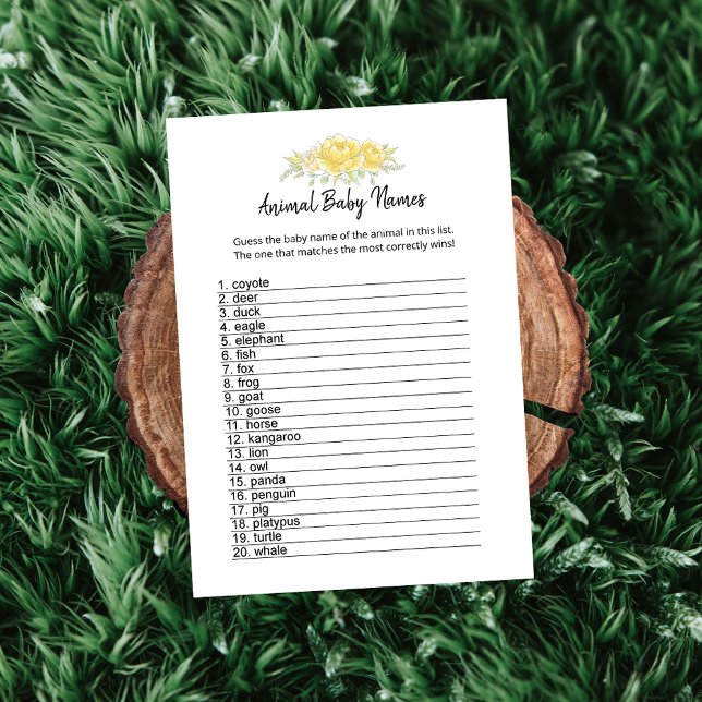 Programme Nom animal bébé Teddy Bear Card (Créateur téléchargé)