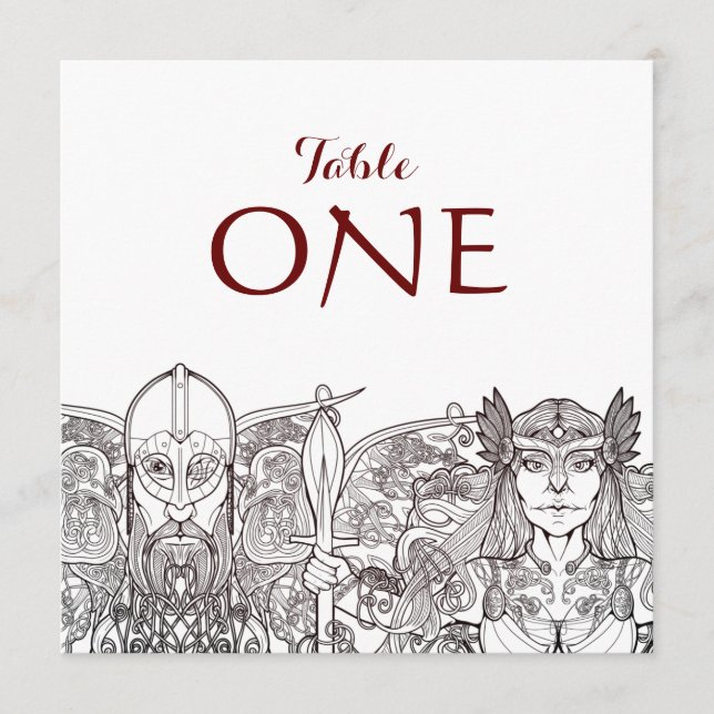 Programme Numéros de tableau individuel Woden & Fríge (Devant)