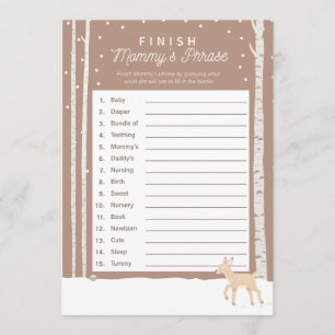 Programme Oh Deer - Finish Maman's Phrase