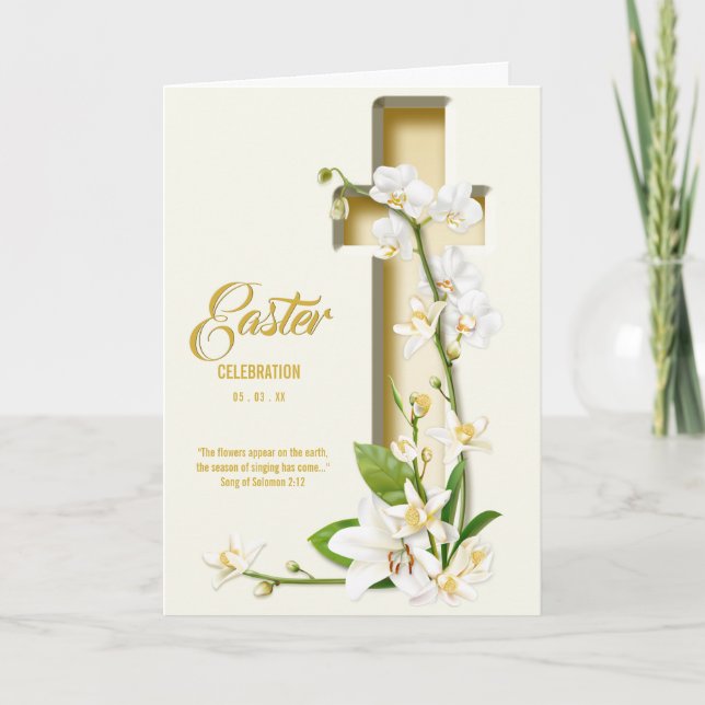 Programme Orchid Lily Cross Pâques (Devant)