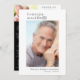 Programme Photo Memorial Funeral Celebration of Life Program