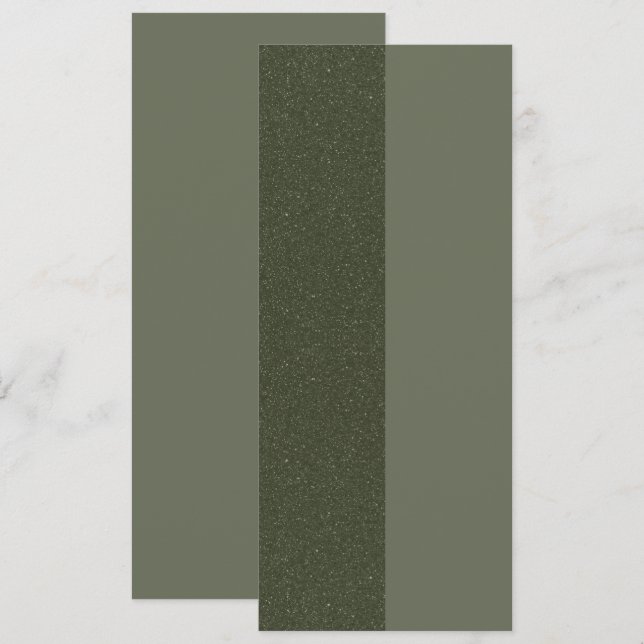 Programme plat duo Modern Moss – Personnalisable (Devant / Derrière)