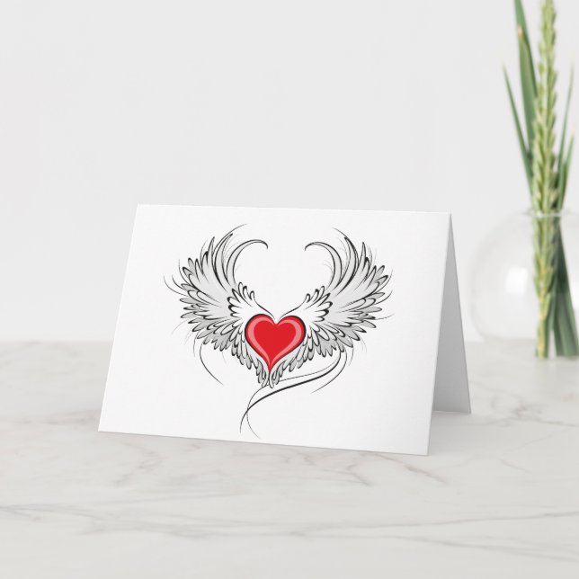 Programme Red Angel Coeur avec ailes (Devant)