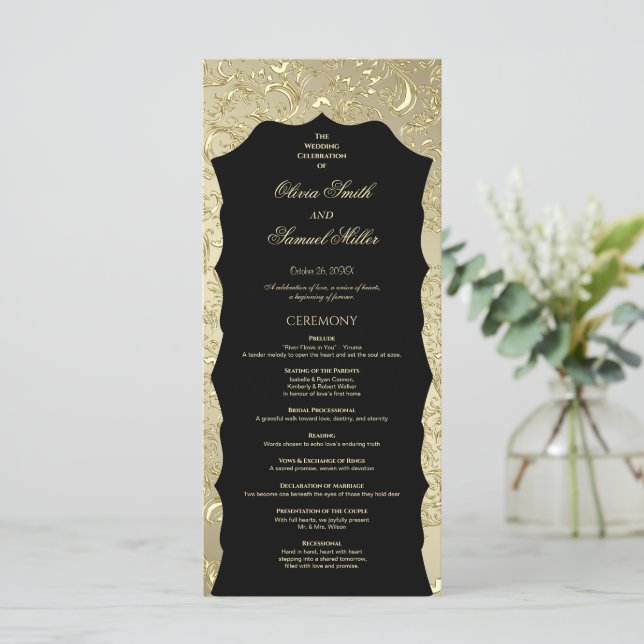 Programme Regal Golden Mariage damassé (Debout devant)