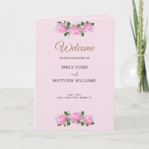 Programme Roses roses parfumées, Livret Mariage