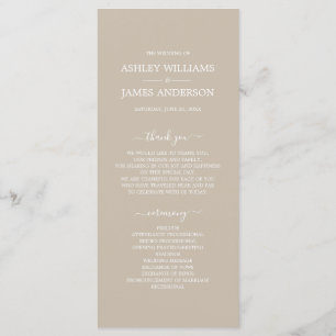 Programme Script chic Shiitake gris simple minimaliste Maria