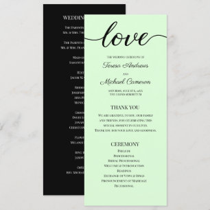 Programme Script d'amour Mariage simple et chic