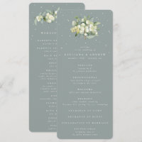 Seafoam Green Snowberry+Eucalyptus Bouquet Mariage