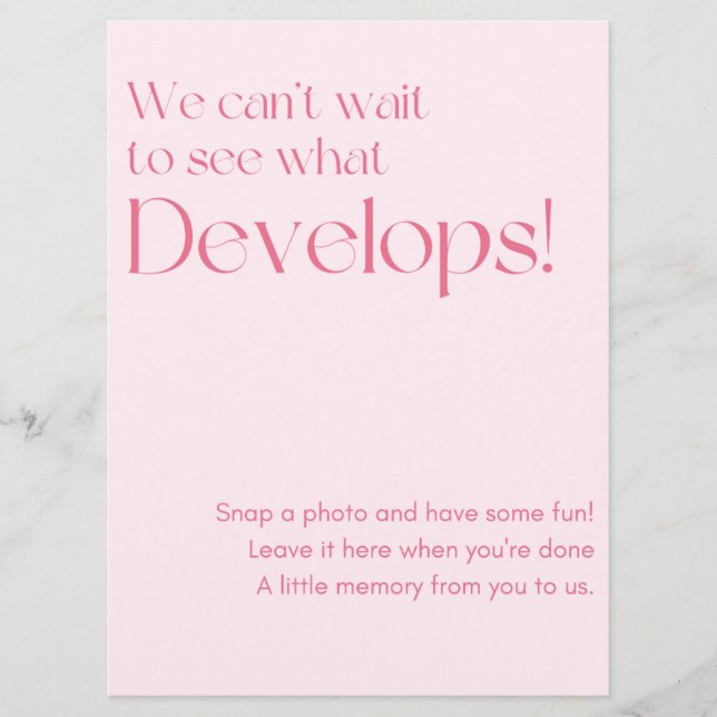 Programme Signe du livre d'or photo mariage (Devant)