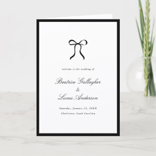 Programme Simple Bow Mariage Classique