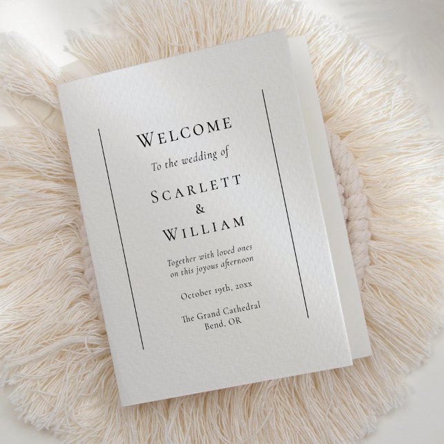 Programme simple traditionnel minimal de Mariage p (Créateur téléchargé)