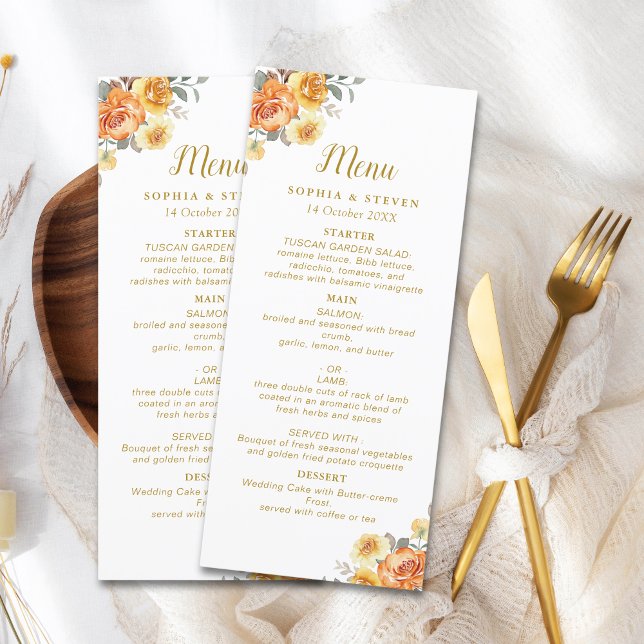 Programme Sophisticated spring wedding with orange blossoms (Créateur téléchargé)