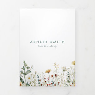 Programme Trois Volets Brochure sur le Fleur sauvage d'été