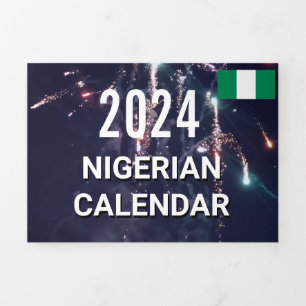 Programme Trois Volets Calendrier nigérian 2024