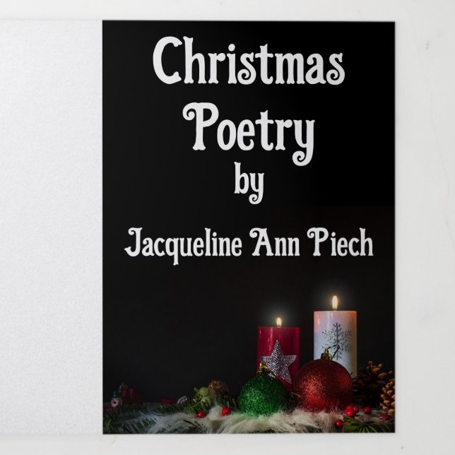 Programme Trois Volets Christmas Poetry Trifold Pamphlet  (Page de couverture)