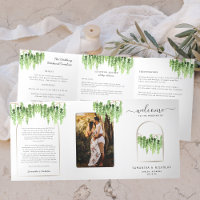 Élégant Mariage Forest Woods | Tri-Fold