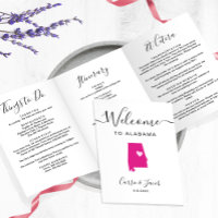 Toute couleur Alabama Mariage Bienvenue Itinéraire
