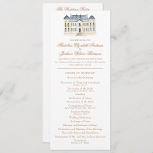 Programme Watercolor Anglais Manor Mariage
