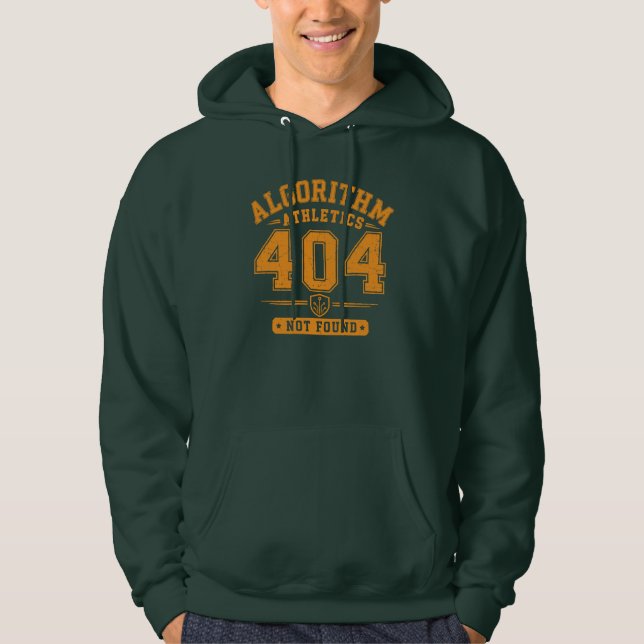 Programmer 404, Retro Varsity Programmer Hoodie (Front)