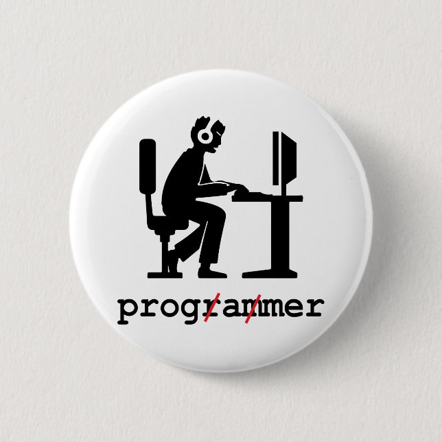 Programmer by Day, Gamer by Night 2 Inch Round Button (Front)