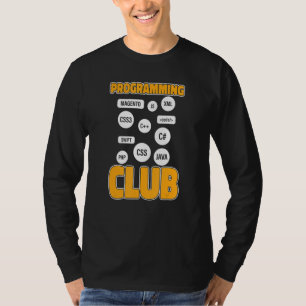 Programmer Club Developer Software Programming Cod T-Shirt