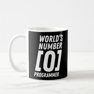 Programmer Coding World's Number 0 Programmer Coffee Mug