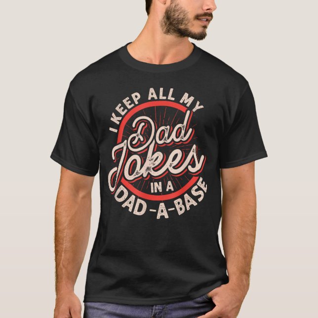 Programmer Dad Nerdy Father Database Geeky Dad T-Shirt (Front)