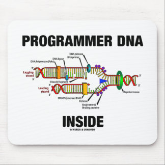 Programmer DNA Inside (DNA Replication) Mouse Pad