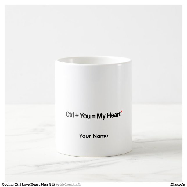 Programmer Gift Coding Ctrl Personalized Mug (Creator Uploaded)