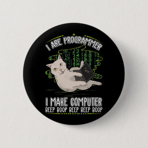 Programmer humour computer science 2 inch round button