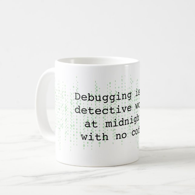 Programmer Humour Pun Coffee Mug (Front Left)