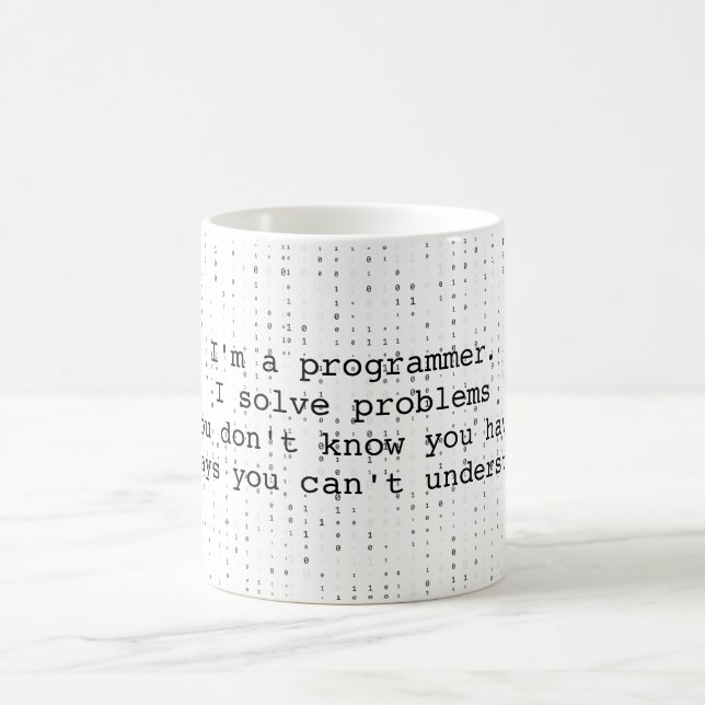 Programmer Humour Pun Coffee Mug (Center)