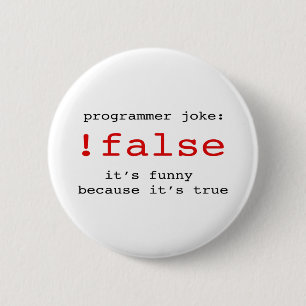 PROGRAMMER JOKE 2 INCH ROUND BUTTON